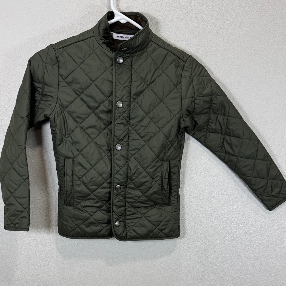 Peter Millar Quilted lightweight Puffer Jacket - Dark‎ Green